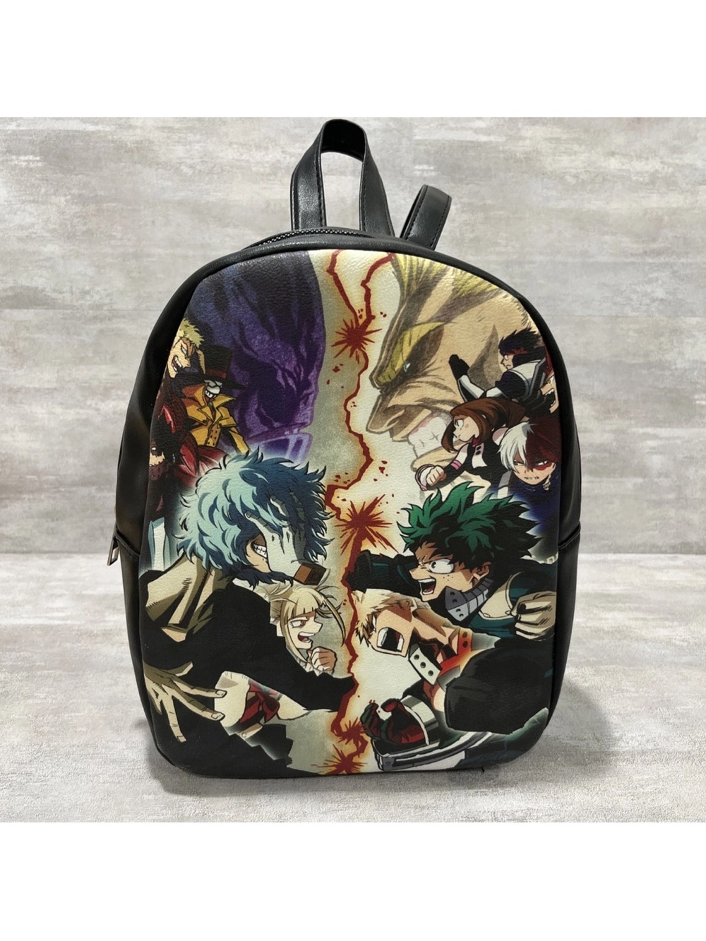 My Hero Academia Mini Backpack MHA Deku Shigaraki Heros vs Villans Anime Bag